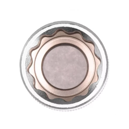 Головка торцевая 19 мм двенадцатигранная CrV под квадрат 1/2 хромированная Stels 13665 купить в Муравленко