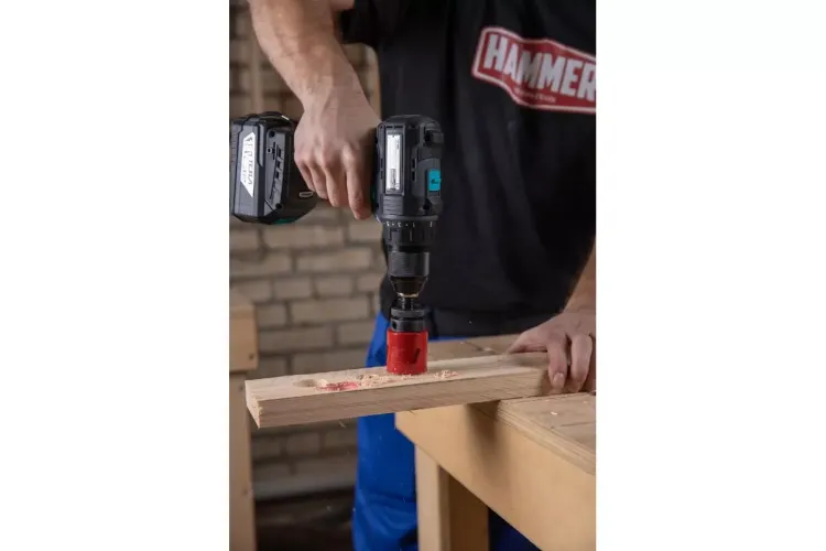 Коронка биметаллическая HAMMER Ф44х38мм 5/8" BiMETALL (224-009) купить в Муравленко