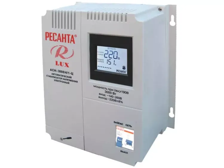 Стабилизатор АСН-3000Н/1-Ц Ресанта Lux купить в Муравленко
