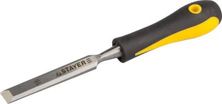 Стамеска с двухкомпонентной ручкой, 16мм, STAYER Profi 18205-16 купить в Муравленко