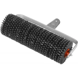 Валик игольчатый ЗУБР "МАСТЕР" по бетону на металлической рамке, под удлинитель, пластмассовые иглы 27мм, 105х300мм 03954-30