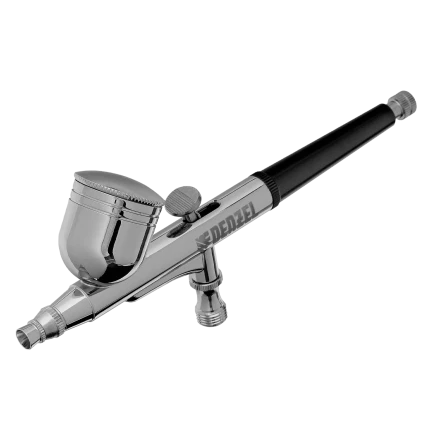 Аэрограф с верхним бачком AB1, 0.2/0.3/0.5 мм, 7 мл, 9 л/мин Denzel 57313 купить в Муравленко