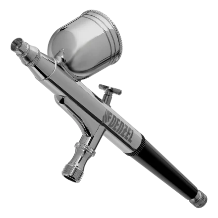 Аэрограф с верхним бачком AB1, 0.2/0.3/0.5 мм, 7 мл, 9 л/мин Denzel 57313 купить в Муравленко