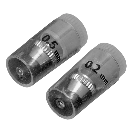 Аэрограф с верхним бачком AB1, 0.2/0.3/0.5 мм, 7 мл, 9 л/мин Denzel 57313 купить в Муравленко