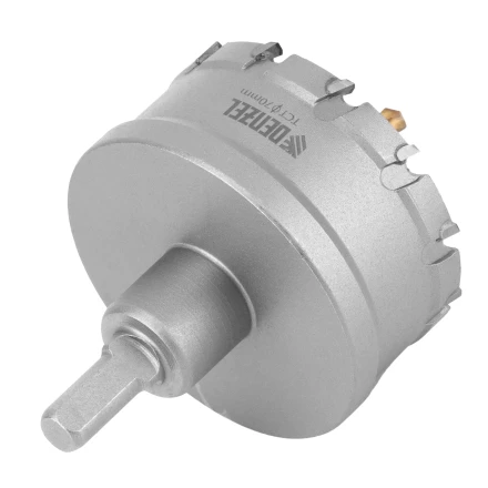 Коронка по металлу твердосплавная, 70 мм Denzel 724020 купить в Муравленко