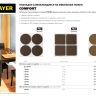 Накладки STAYER "COMFORT" на мебельные ножки, самоклеящиеся, ЭВА, коричневые, круглые - диаметр 35 мм, 4 шт 40914-35 купить в Муравленко