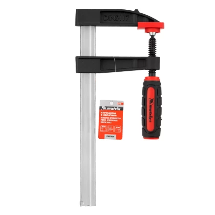 Струбцина F-образная Matrix, 200 х 80 х 280 мм, 20401 купить в Муравленко
