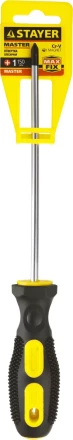 Отвертка STAYER &quot;MASTER&quot;, двухкомпонентная рукоятка, магнитный наконечник, PH1x150мм 2510-1-15_z01 купить в Муравленко