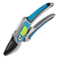 Секатор с наковальней Palisad, 215 мм, регулировка захвата, трехкомпонентные рукоятки, LUXE, 60461