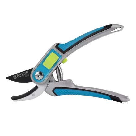 Секатор с наковальней Palisad, 215 мм, регулировка захвата, трехкомпонентные рукоятки, LUXE, 60461 купить в Муравленко