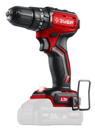 ЗУБР 20 В, 45 Нм, без АКБ (LMS), бесщеточная ударная дрель-шуруповерт (ДБУ-45) купить в Муравленко