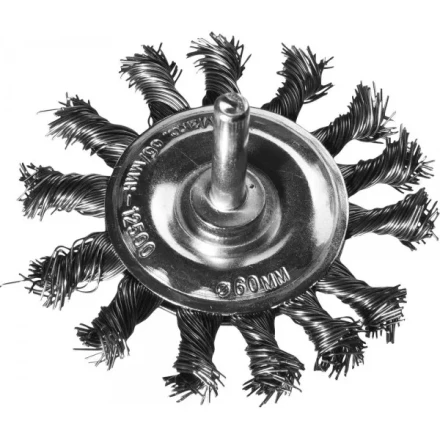 DEXX. Щетка дисковая для дрели, жгутированная стальная проволока 0,5мм, 75мм 35108-075 купить в Муравленко