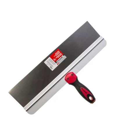 Шпатель фасадный из нержавеющей стали, 450 мм, двухкомпонентная ручка, широкое полотно Matrix 85543 купить в Муравленко