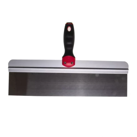 Шпатель фасадный из нержавеющей стали, 450 мм, двухкомпонентная ручка, широкое полотно Matrix 85543 купить в Муравленко