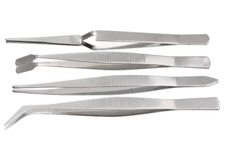 Набор пинцетов из нержавеющей стали 4 шт SPARTA 914845 купить в Муравленко