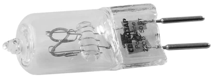 Лампа галогенная СВЕТОЗАР капсульная, прозрачное стекло, цоколь GY6.35, диаметр 13мм, 75Вт, 220В SV-44887-T купить в Муравленко