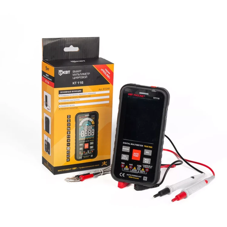 Мультиметр цифровой КВТ SMART KT 116 (87248) купить в Муравленко