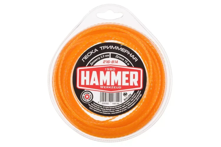 Леска для триммеров HAMMER 216-814 купить в Муравленко