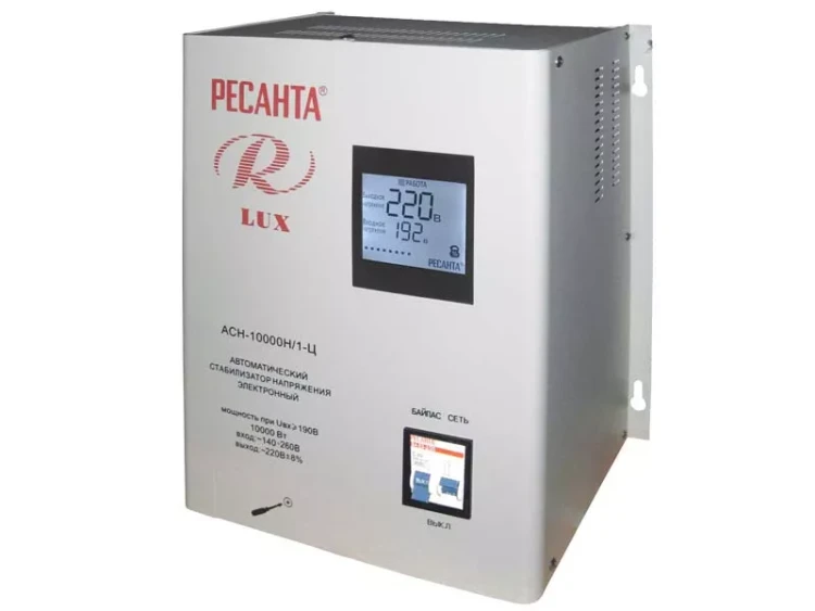 Стабилизатор АСН-10000 Н/1-Ц Ресанта Lux купить в Муравленко
