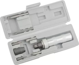 Отвертка ударно-поворотная 1/2", набор бит, 6 шт., в пласт. боксе MATRIX 11575