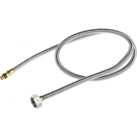 Подводка ЗУБР &quot;ЭКСПЕРТ&quot; сильфонная из нержавеющей стали, для смесителя, укороченная, г/ш (гайка-штуцер), 1/2&quot;, 1,0м 51012-100 купить в Муравленко