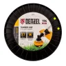 Леска для триммера витой квадрат, 2,7мм х 196м, на DIN катушке FLEX CORD// Denzel 96299 купить в Муравленко