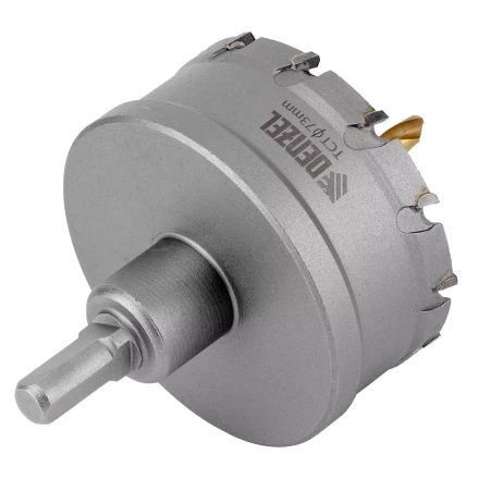 Коронка по металлу твердосплавная, 73 мм Denzel 724021 купить в Муравленко