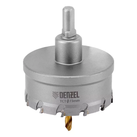 Коронка по металлу твердосплавная, 73 мм Denzel 724021 купить в Муравленко