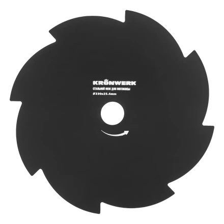 Нож для триммера 230х25,4, 8 лезвий Kronwerk 96344 купить в Муравленко