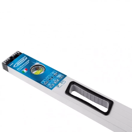 Уровень алюминиевый 800 мм фрезерованный 3 глазка магнитный Gross 33672 купить в Муравленко