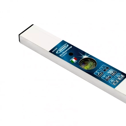 Уровень алюминиевый 1200 мм фрезерованный 3 глазка магнитный Gross 33674 купить в Муравленко