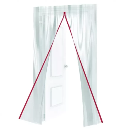 Пленочная дверь на молнии типа I 220x120cm с малярной лентой 2,5смх10м Matrix 88757 купить в Муравленко