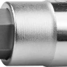 Торцовая бита-головка KRAFTOOL "INDUSTRIE QUALITAT", материал S2, HEX, сатинированная, 1/2", H17 27908-17_z01 купить в Муравленко