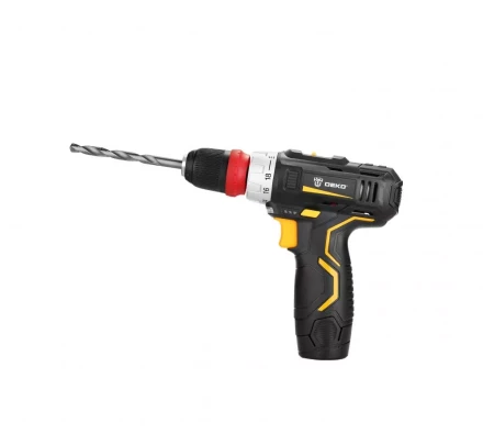 Дрель аккумуляторная в наборе DEKO GCD12DU3 3 в 1, 063-4081 купить в Муравленко