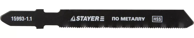 Полотна STAYER "PROFI", T118G, для эл/лобзика, HSS, по металлу (0,5-1,5мм), EU-хвост., шаг 1,1мм, 50мм, 2шт 15993-1.1_z01 купить в Муравленко