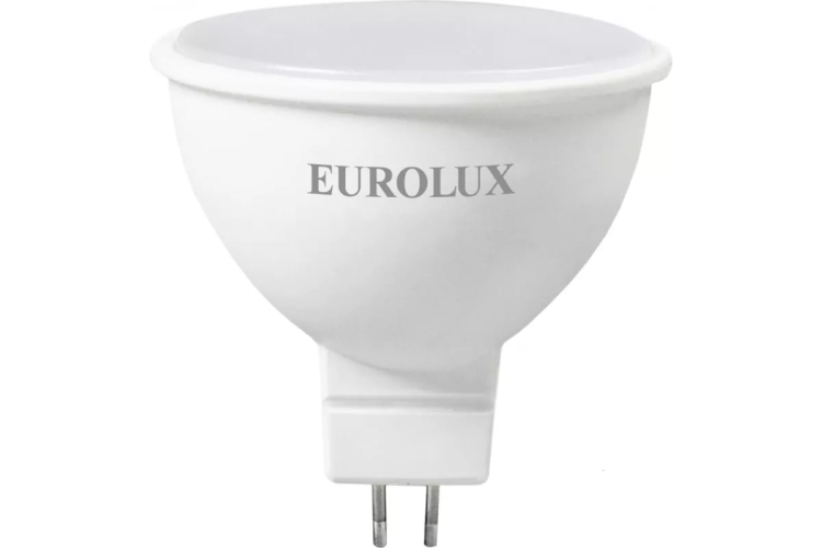 Лампа светодиодная EUROLUX LL-E-MR16-7W-230-4K-GU5.3 76/2/24 купить в Муравленко