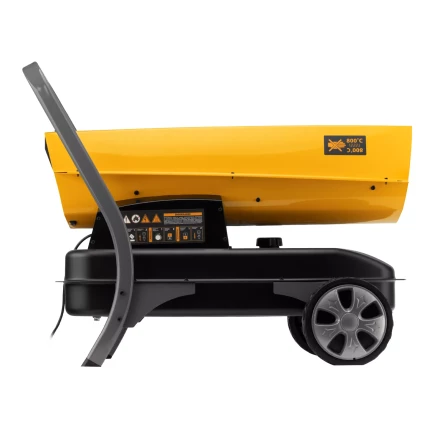 Дизельная тепловая пушка DHG-45i, 45 кВт, 1000 м3/ч, прямой нагрев, электронный термостат Denzel 96485 купить в Муравленко