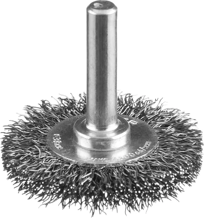 ЗУБР &quot;ПРОФЕССИОНАЛ&quot;. Щетка дисковая для дрели, витая стальная проволока 0,3мм, 38мм 35198-038_z02 купить в Муравленко