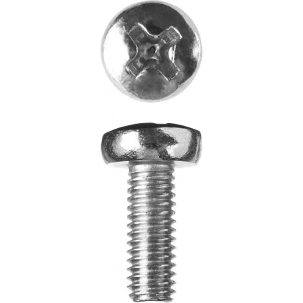 Винт ЗУБР &quot;МАСТЕР&quot; DIN 7985, класс прочности 4.8, оцинкованный, M6x16мм, 5кг 303150-06-016 купить в Муравленко
