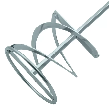 Миксер для красок и штукатурных смесей Denzel, 120 х 600 мм, оцинкованный, шестигранный хвостовик 10мм, 848467 купить в Муравленко