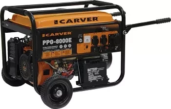 Генератор бензиновый CARVER PPG- 8000-Е-3 LT-190F купить в Муравленко