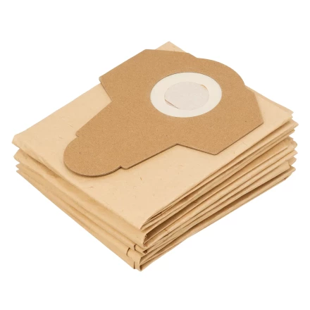 Комплект мешков одноразовых для пылесосов Denzel RVC20, RVC30, LVC20, LVC30, 5 шт. Denzel 28216 купить в Муравленко