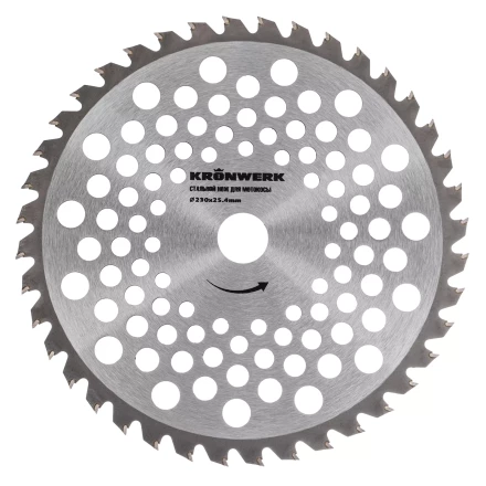 Нож для триммера 230х25,4, 40 зубьев Kronwerk 96343 купить в Муравленко