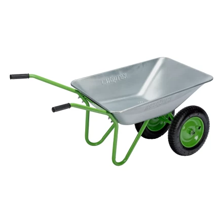 Тачка садовая Сибртех 689135, 2-х колесная, грузоподъемность 120 кг, объем 65 л купить в Муравленко