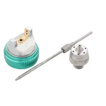 Пневматический краскопульт AG 801 HVLP , гравитационный, сопло 1,5мм и 1,8 мм Stels 57360 купить в Муравленко