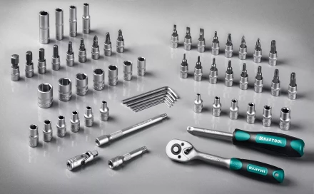 Универсальный набор инструмента KRAFTOOL, 57 предм. 27885-H57 купить в Муравленко