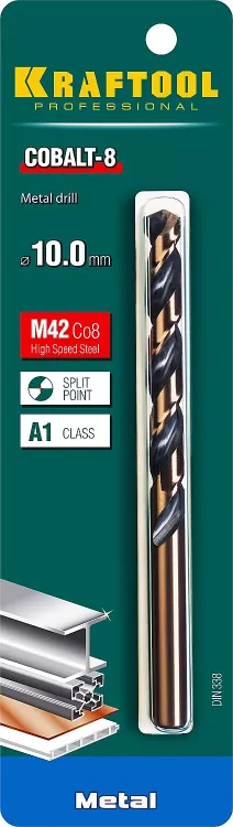 Сверло по металлу HSS-Co 29656-10 купить в Муравленко