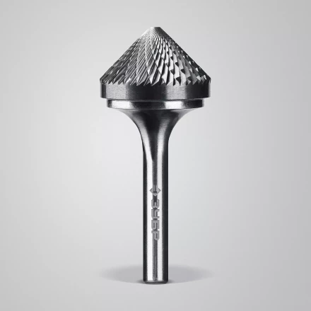 Зубр Твердосплавная борфреза K - зенкер с вершиной 90°, 25 х 12 мм (28809-25-12) купить в Муравленко