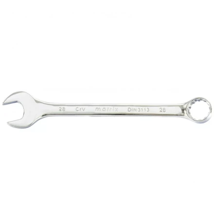 Ключ комбинированный 28 мм CrV полированный хром Matrix 15173 купить в Муравленко