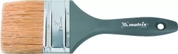Кисть плоская &quot;Евро&quot; 4&quot; натуральная щетина пластмассовая ручка  MATRIX 83067